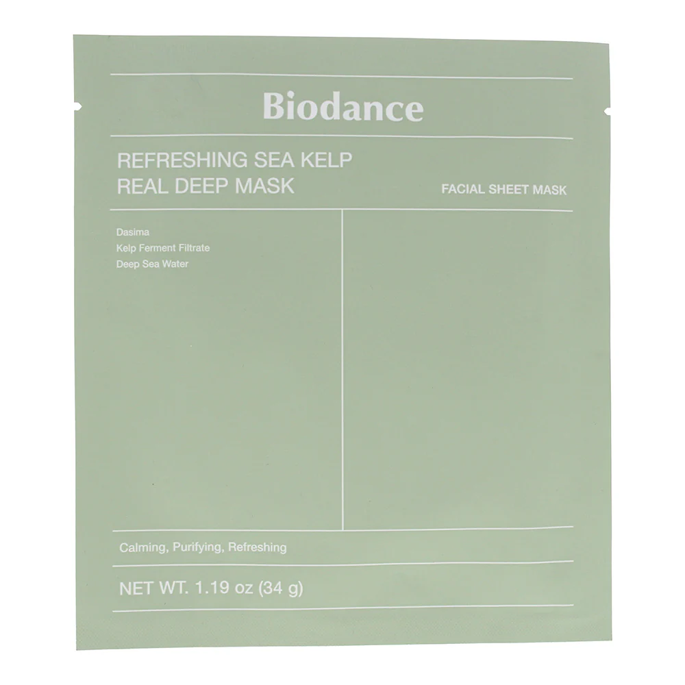 Biodance Refreshing Sea Kelp Real Deep Mask Sheet 1 x 34g