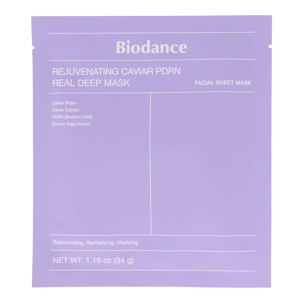 Biodance Rejuvenating Caviar PDRN Real Deep Mask Sheet 1 x 34g