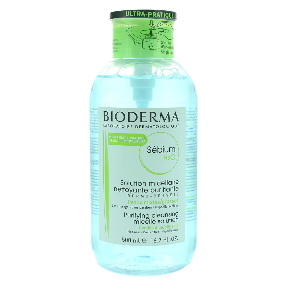 Bioderma Sebium H2O Micellar Water 500ml Pump