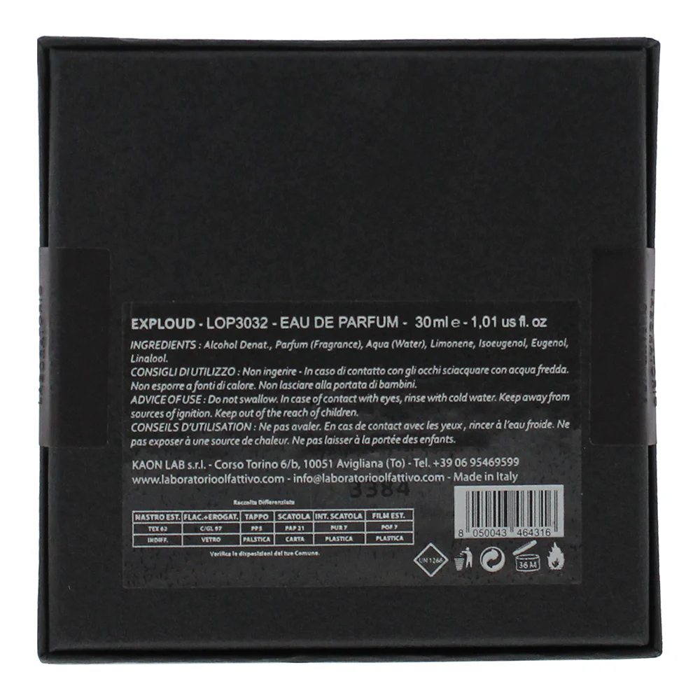 Laboratorio Olfattivo Exploud Eau de Parfum 30ml