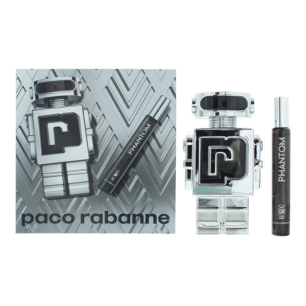 Paco Rabanne Phantom 2 Piece Gift Set: Eau de Toilette 100ml - Eau de Toilette 1