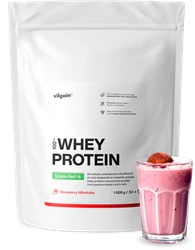 Vilgain Vilgain Grass-Fed Whey Protein Strawberry Milkshake 1000g